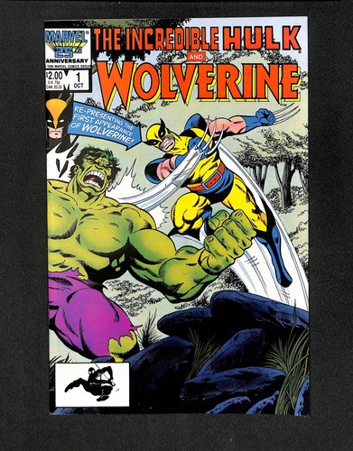 Incredible Hulk and Wolverine #1 Reprint #181! Marvel 1986