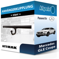 Auto HAK AnhäNgekupplung Starr Passend für Mercedes GLE Coupe 07.2019-Jetzt Neu