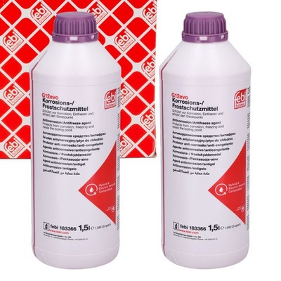 2x 1,5L febi Kühlerfrostschutz LILA für AUDI BMW MINI SEAT SKODA VW