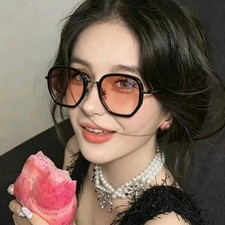 JONDAUAJOE C301 Hexagonal Sunglasses Men Women Fashion Gradient Lens