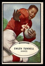 1953 Bowman Football #53 Emlen Tunnell EX/MT *e1