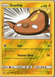 Stunfisk 83/214 Lost Thunder Reverse Holo