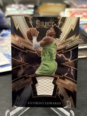 2020-21 Panini Select Patch Anthony Edwards RC Rookie #SP-AE Timberwolves bc26!