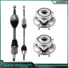 Front CV Axle Shaft + Wheel Hub Bearing For Jeep  Grand Cherokee 2011 2012-2019