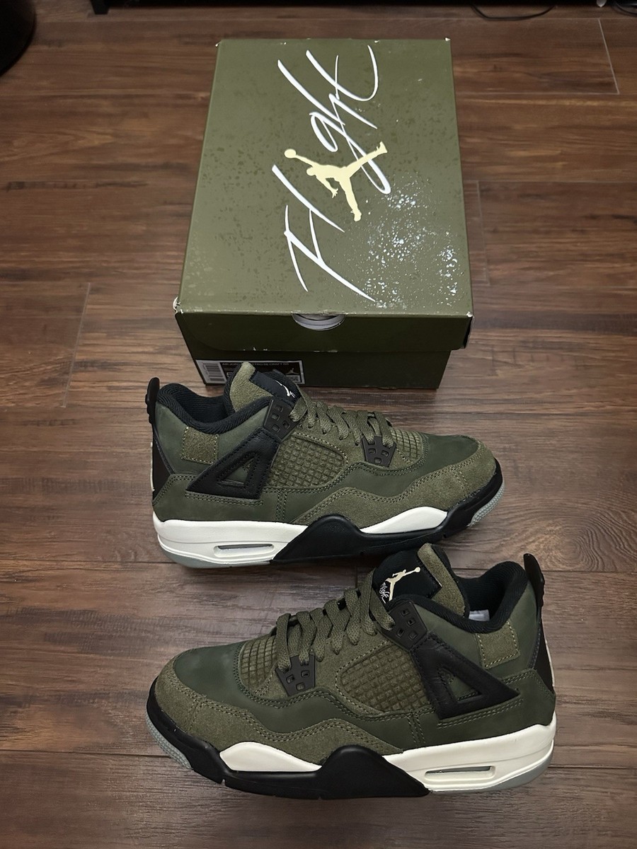 Nike Air Jordan 4 SE Retro Craft Olive Green FB9928-200 GS