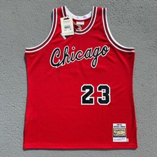 Men  s Mitchell  Ness Authentic 1984 Michael Jordan Chicago Bulls Jersey 2XL 52