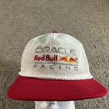 Oracle Red Bull Racing Hat Cap Snap Back Mens One Size White F1 Racing New Era