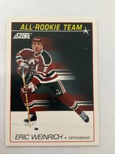 1991-92 Score American - Eric Weinrich #350