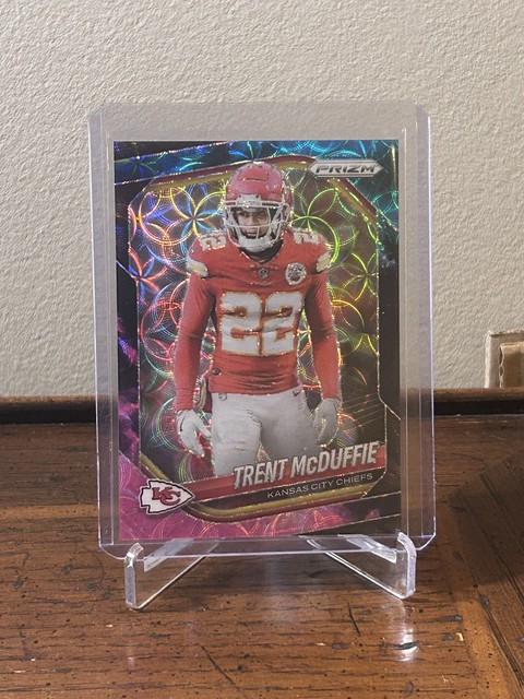 2025 Panini Prizm - Trent McDuffie Kansas City Chiefs #177 Prizm Nebula 1/1