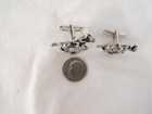 SILVER TONE THOROUGHBRED RACEHORSE WITH JOCKEY CUFF LINKS — photo 5