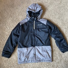 Columbia Lightning Lift II Jacket Boys Youth L Large 14/16 black coat