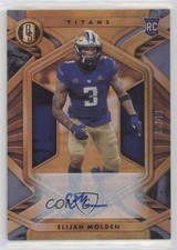 2021 Panini Gold Standard Rookies Platinum 5/49 Elijah Molden #149 Auto 9r9