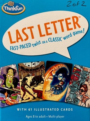 ''LETZTER BUCHSTABE'' (2013) RASANTE WENDUNG EINES KLASSISCHEN WORTSPIELS! VON THINKFUN