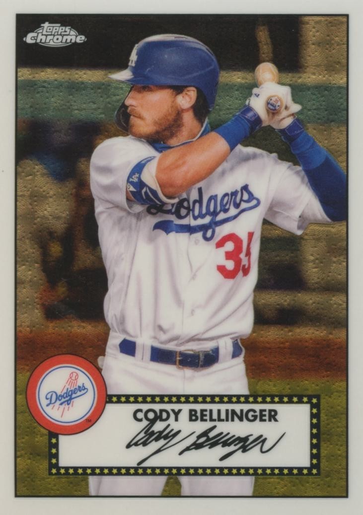 Cody Bellinger 2023 Topps Chrome '52 SUPERFRACTOR 1/1 Los Angeles Dodgers