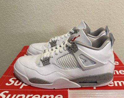 Jordan Air Jordan 4 Retro White Oreo Shoes Mens Size 8 White Sneakers CT8527-118 Jordan Air Jordan 4 Retro White Oreo Shoes Mens Size 8 White  main image 3