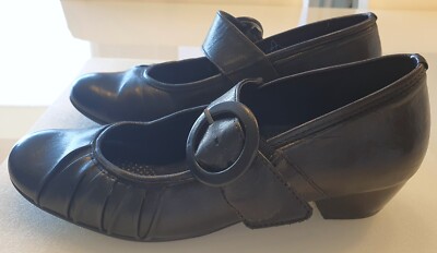 Jenny by ara Sydney UK 3,5 G Leder Navajo schwarz 30mm Absatz 36 37 US 6 Ü316