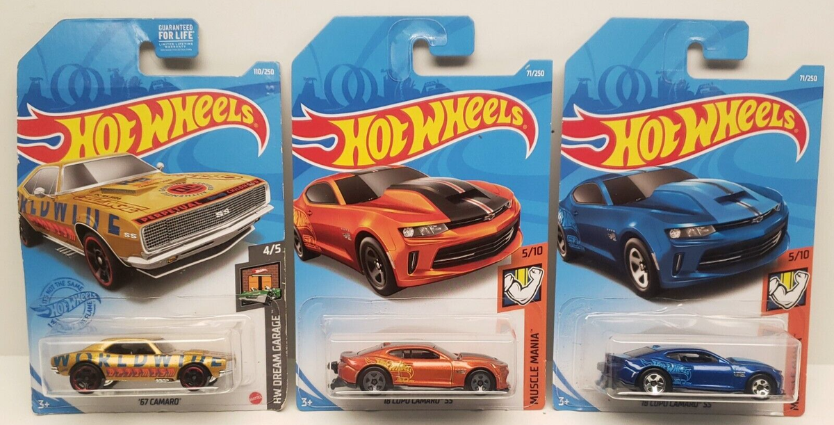 Hot Wheels '67 Camaro + 2021 Series-2x '18 COPO CAMARO SS Drag Car