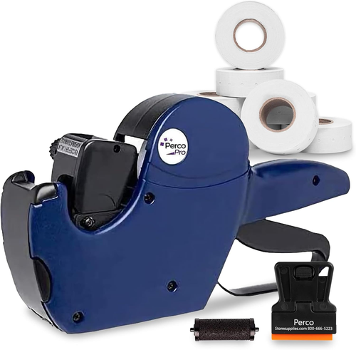 Pro 1 Line Date Label Gun Kit, Includes 8 Digits Date Gun Labeler, 10,000 Plain