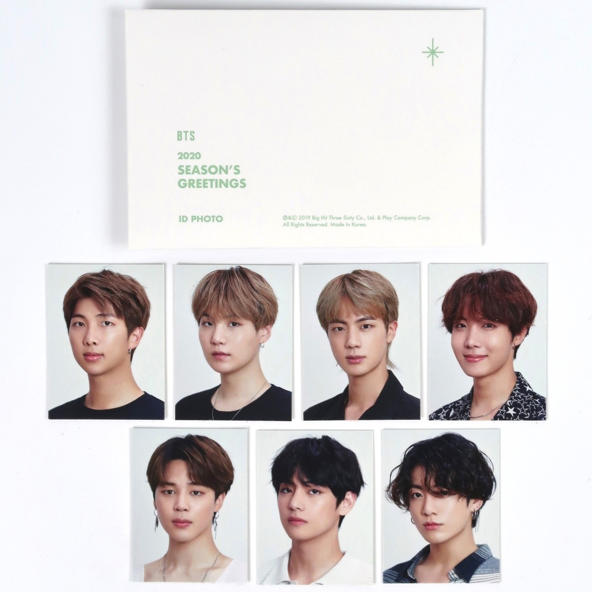 K-POP・アジア BTS 2020 SEASON'S GREETINGS BTS 2020 Season's Greetings Complete Set RM Lenticular Card