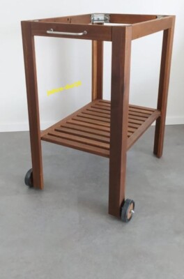  IKEA ÄPPLARÖ Schrank Servierwagen Grilltisch 77 x 58 x 88 cm Akazie 902.880.40