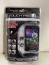 VISUAL LAND V-TOUCH PRO 4GB FLASH PORTABLE MEDIA PLAYER, BLACK ME-965L-4G-BLK