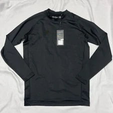 Walter Hagens 11 Majors Cold Weather Long Sleeve Base layer UPF 50+ Black Small