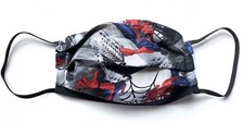 childrens Spiderman face mask With Filter Pocket And Filter