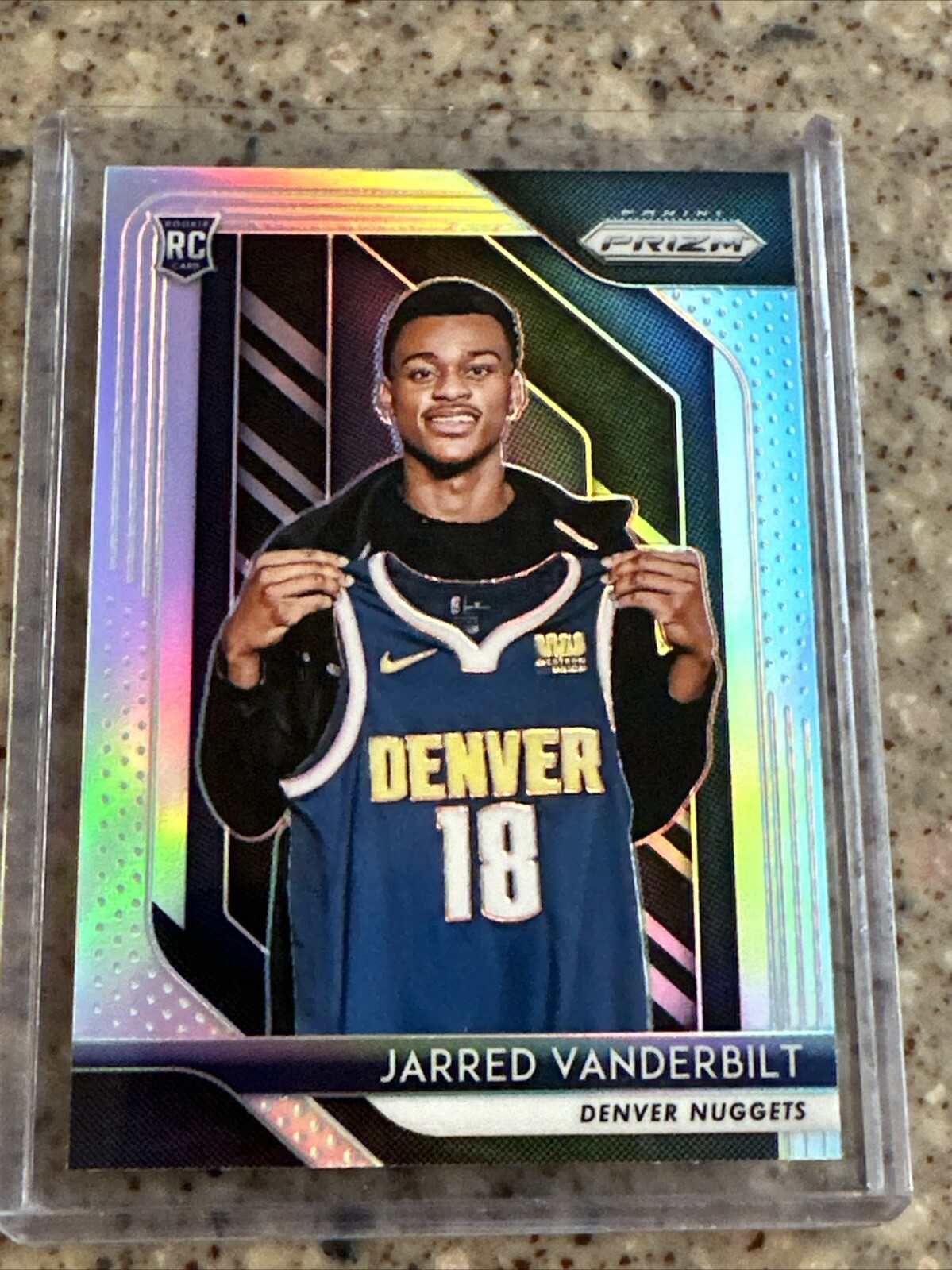 Jarred Vanderbilt 2018-19 Prizm Basketball #42 Silver Prizm RC-Nuggets/Lakers