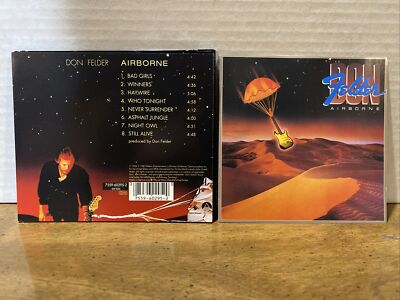DON FELDER (EAGLES): AIRBORNE CD! ORIGINAL 1996 ELECTRA GERMANY