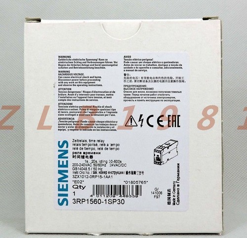 ONE NEW- Siemens 3RP1560-1SP30 # - Picture 5 of 5