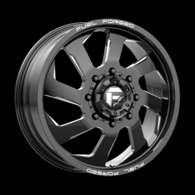 Fuel Mono Wheel  DE39208292L D39 20X8.25 8X200 GL-BLK-MIL 105MM