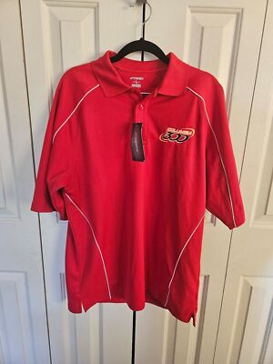 Columbia 300 Mens Tall Sport-Tek Polo Bowling Shirt br L red
