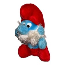 Peluche vintage I Puffi peluche 1981 papà puffo Wallace Berrie raro