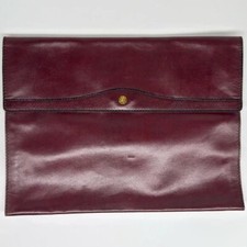 Vintage Goldpfeil Leather Clutch
