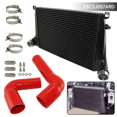 Front Mount Intercooler Kit For VW Golf R MK8 GTI VAG EA888 Gen.4 Audi S3 Red