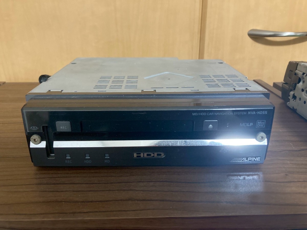 ALPINE アルパイン　NVA-HD55/IVA-D310J Untested Set ALPINE IVA-D310J NVA-HD55 1DIN Car Audio HDD