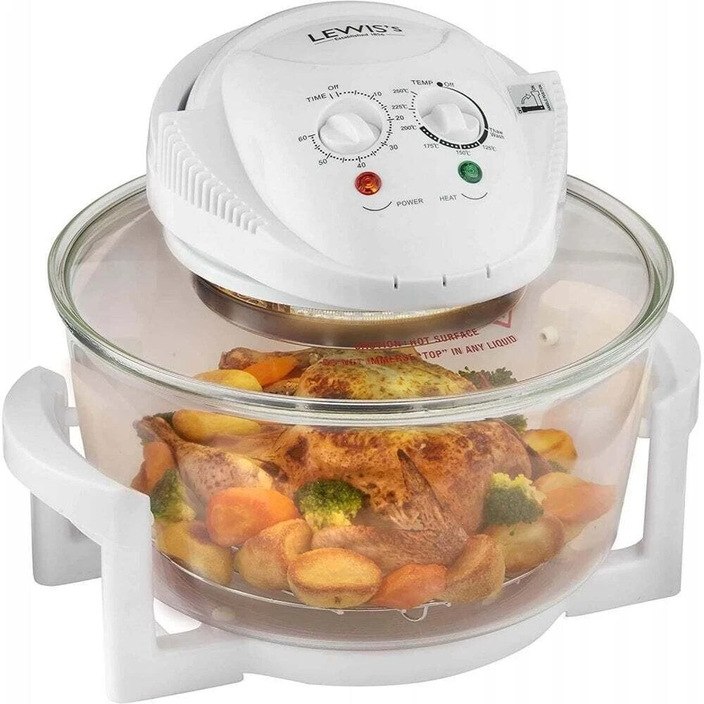 Lewis s Multifunction 12l Halogen Oven Cooker White