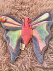 Vintage 1999 TY Beanie Babies FLITTER Butterfly Colorful Plush Stuffed Animal