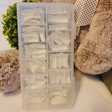 White Nails Tips, French Nails Tips, Open Box