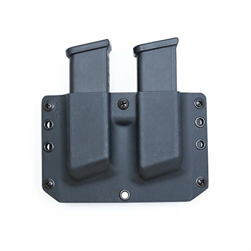 Left Side Double Mag Pouch for Glock 19 23 32 - Ambidextrous Carry-image