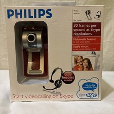 Philips SPC325NC Web Cam for Videocalling on Skype New in box 
