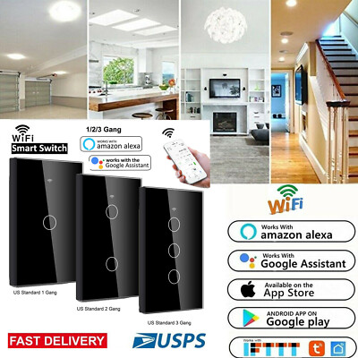 2 gang smart light switch google home