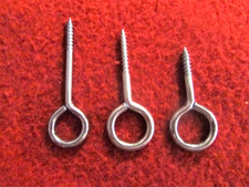 11 Stück verschiedene Ösenschrauben, Ringschraube, Gesamtlänge  55-70mm