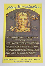RAY DANDRIDGE NEGRO LEAGUE GREAT Auto Signature Signed Hall Of Fame Postcard