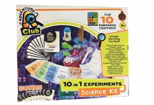 Adventure Club 10 in1 Amazing Experiments Science Kit Educational
