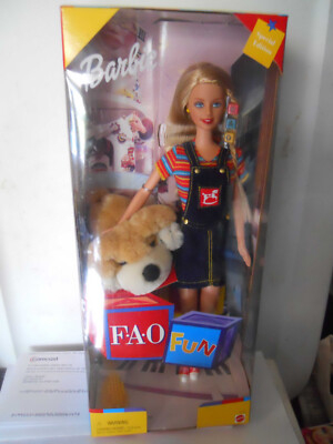 FAO FUN BARBIE w/ Patrick the Pup FAO SCHWARZ 1999