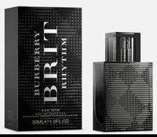 Burberry Brit Rhythm 1 .0oz/30ml  EDT Spray For Men DISCONTINUED 
