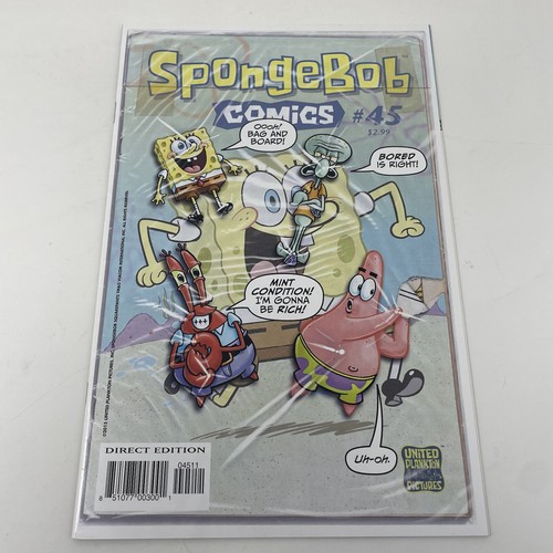 Spongebob Comics #45 2015 United Plankton Pictures Hard to Find Issue - Picture 2 of 3