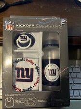 NFL New York Giants - Baby Bib, Bottle, and Pacifier - Kickoff Collection