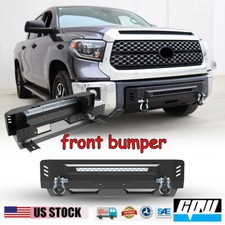 Front Bumper Assembly Black For 2014-2021 Toyota Tundra Textured New W D-rings